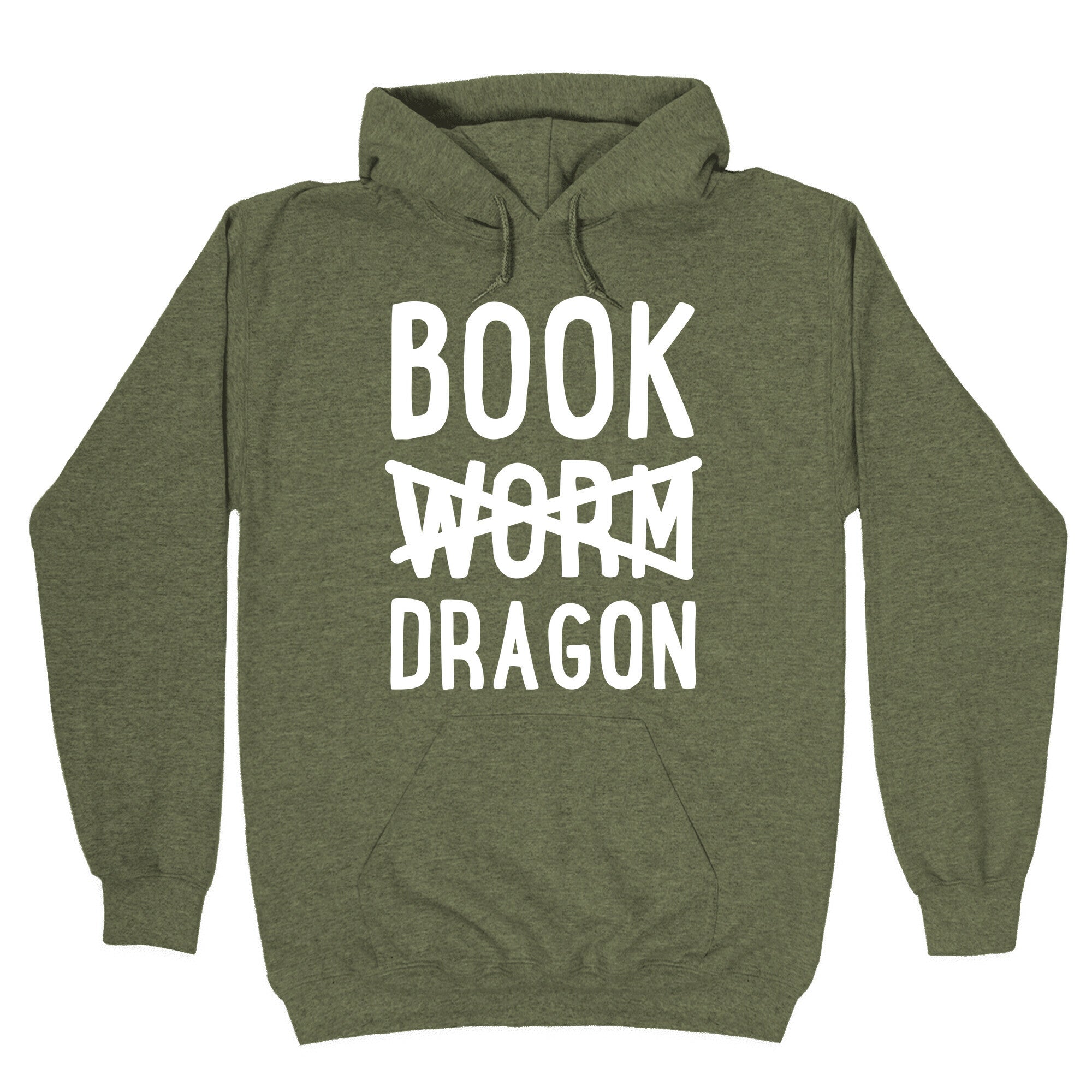 Book Dragon Not Book Worm Hoodie